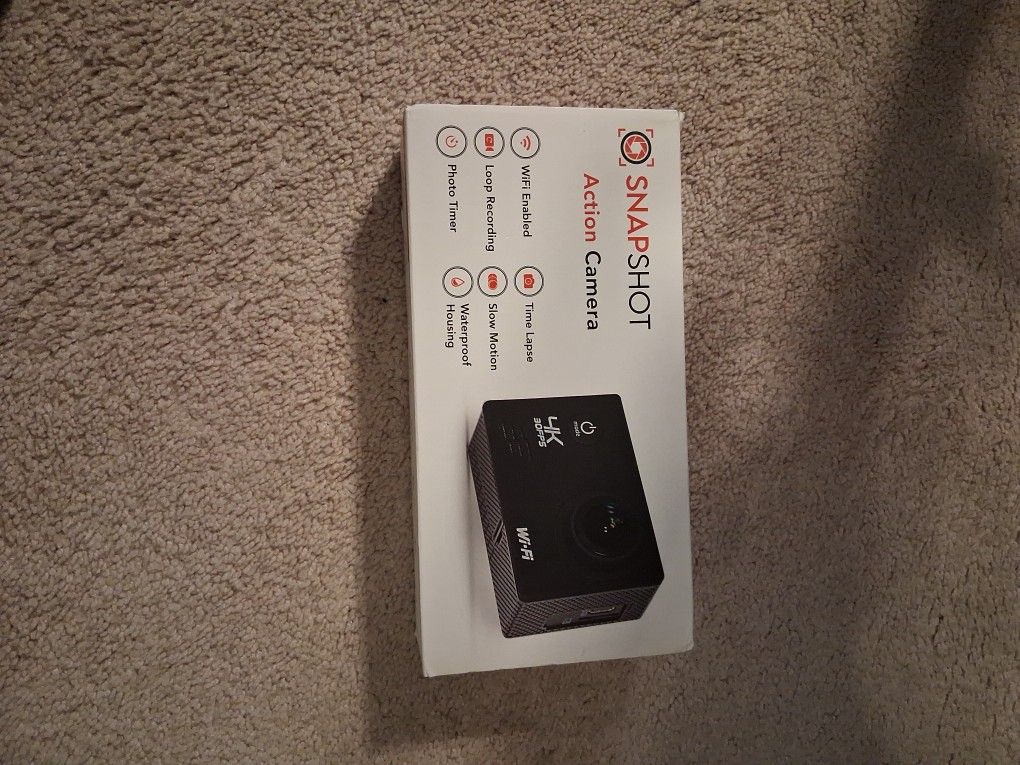 Snapshot Action Camera 4k/30 fps