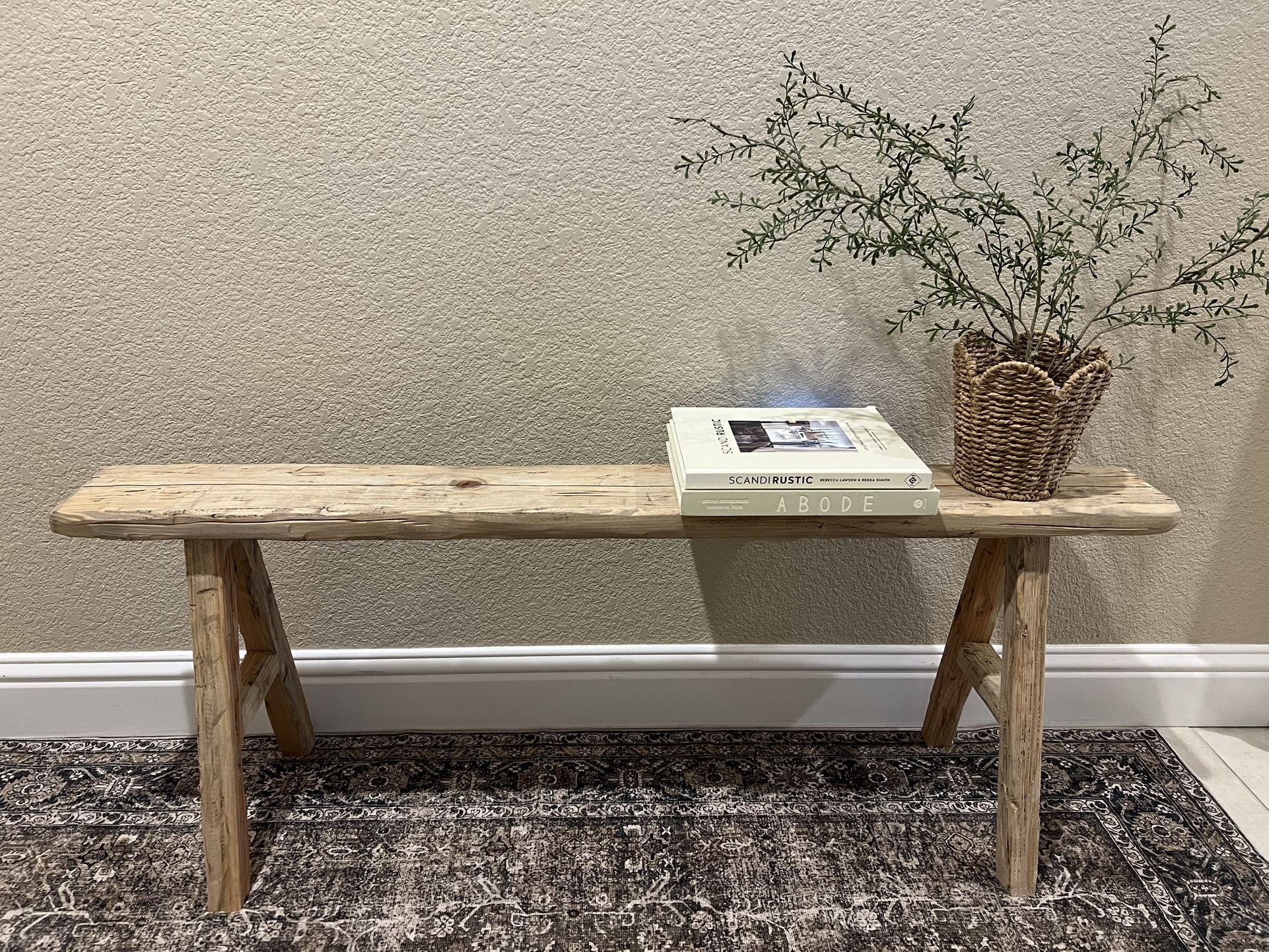 Vintage Style Skinny Bench