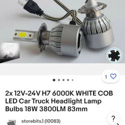 LED Headlights $20.00
