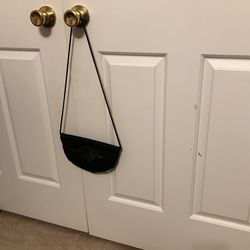 Black Satin Evening Bag