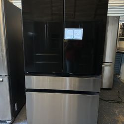 Samsung Stainless Steel Refrigerator With Small WiFi /Touchscreen /60 DAY WARRANTY 📍5200 E 10TH AVE TAMPA FL 33619📍