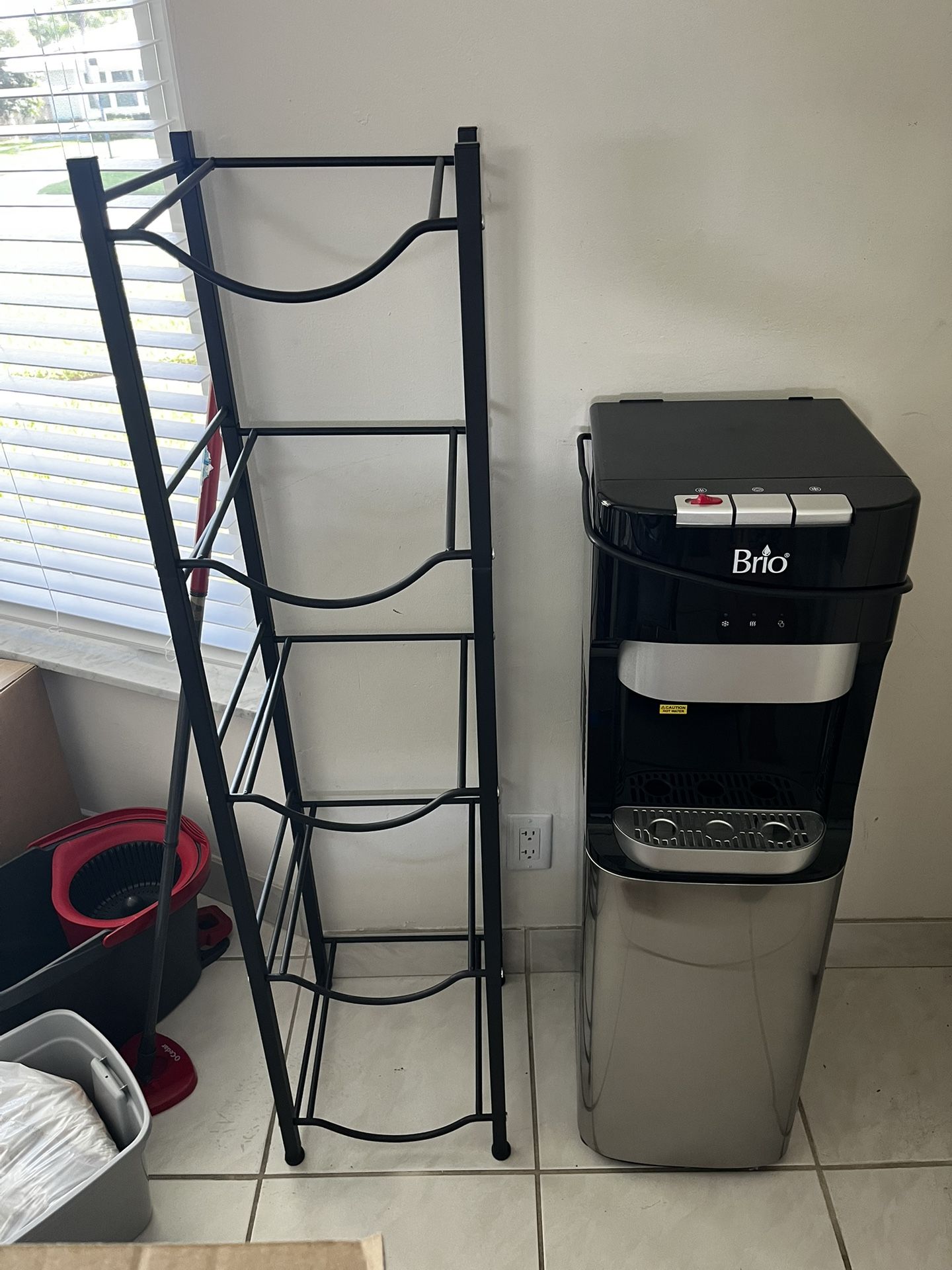 Brio Water Dispenser And 5 Gallon Jug Holder