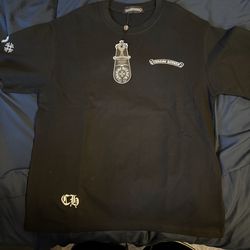 Chrome Hearts tee Multi Color Cross, size small