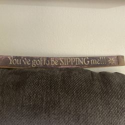 Wine Barrel Sign