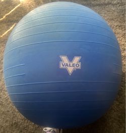 Valeo 65cm Blue Exercise Stability Ball – Core & Yoga Fitness