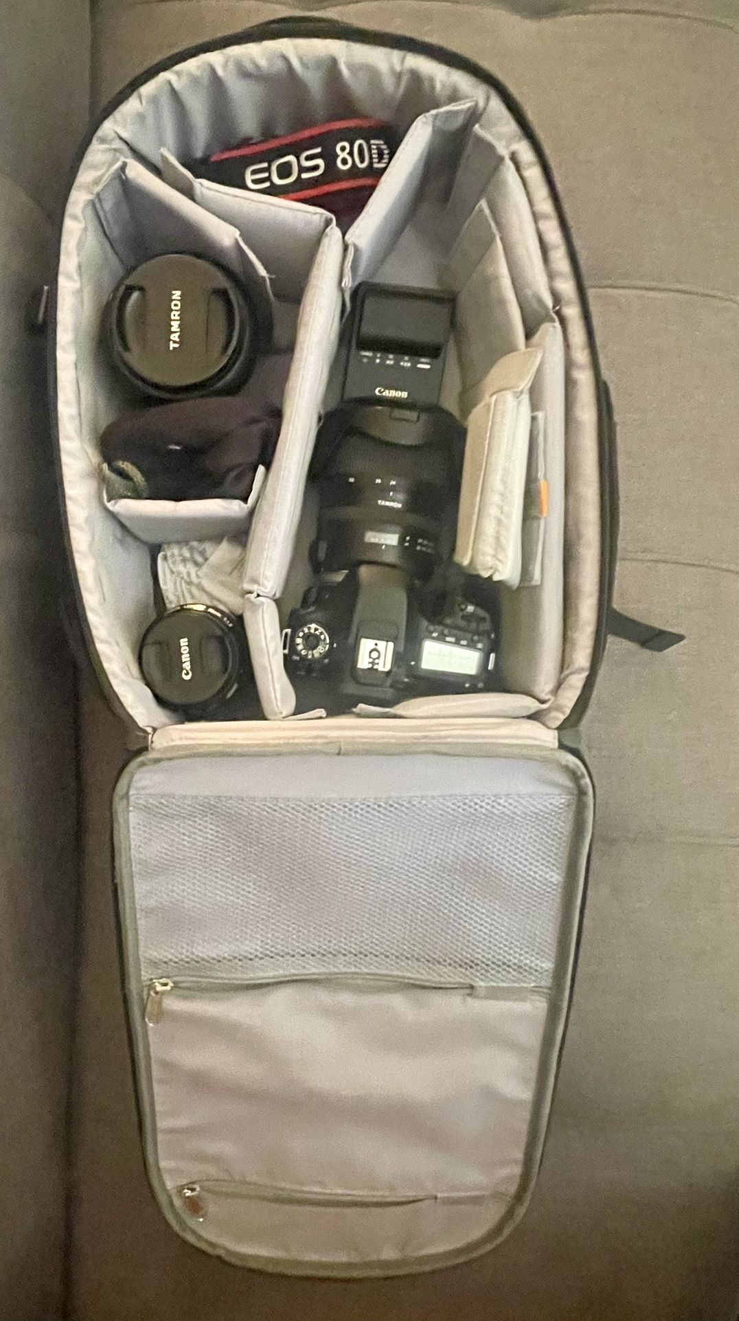 Canon DSLR (80D) Package w/ Lens and Accessories