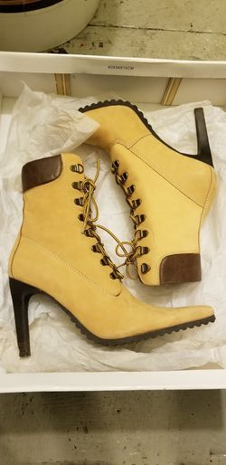 Steve Madden Manhattan Leather Heeled Boots new size 6B