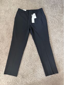 Men’s Express Dress Pants Casual Joggers Black NEW Size 32x30