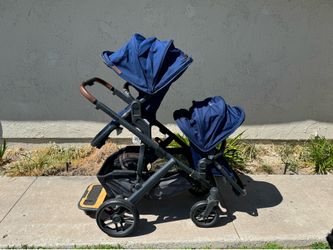 UPPAbaby VISTA V2 Double Stroller (2023) + RumbleSeat + PiggyBack + Travel Bag – $800 OBO