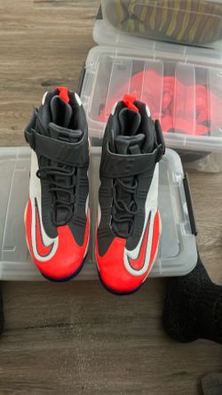 Nike air Griffey max 1 white/total crimson-hyper blue size 12