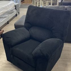 Black Rocker Recliner Chair