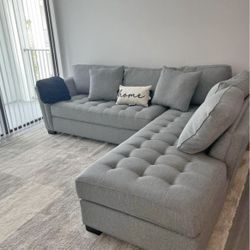 Gray Small Couch Perfect For Apartments