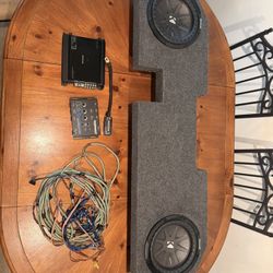  2015–2024 Dodge Ram Complete Sound System – Dual 10” Kicker Subs, Custom Box, Excelon Amp, LC7i, Wiring Included