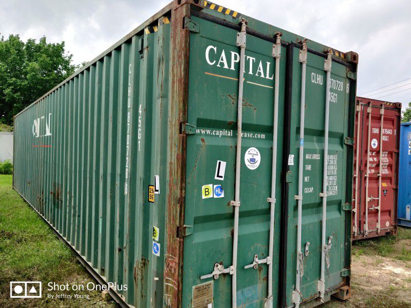 40HC Wind & Water Tight Shipping Containers For Sale 