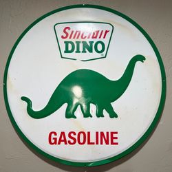 Vintage 23” Sinclair Dino Gasoline Sign
