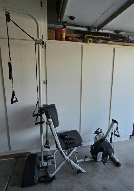 VQ Action Care Rehabilitation System , Resistance Chair, Mini Bike & Shoulder Stretcher