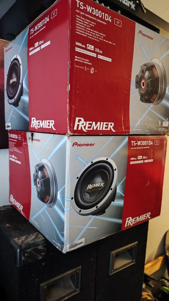 Pionner Premier TS-W3001D4 SUBWOOFER SPEAKERS