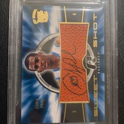 Chris Paul Autograph Card SP Upper Deck 2008-2009