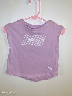 Lavender BabyGirl Puma Shirt 👚