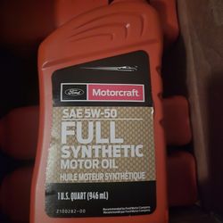 5W50 FULL SYNTHETIC OIL 1 CASE