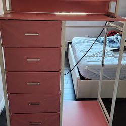 Shelf with Storage Drawers