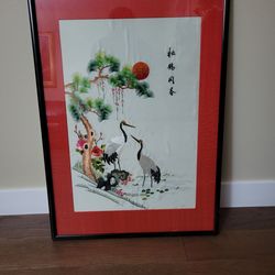 Chinese silk embroidery