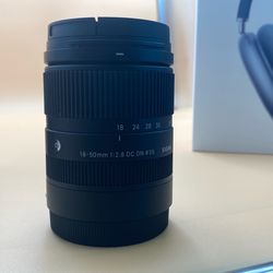 Sigma 18-50mm f2.8 for E open box