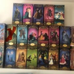 NIB Disney limited edition dolls with bags & COA