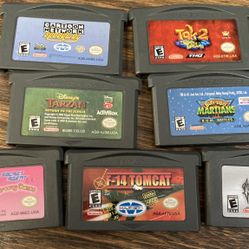 7 Nintendo Game Boy Advance GBA Kingdom Heart Tak 2 Speed Way Butt Martian Ugly 