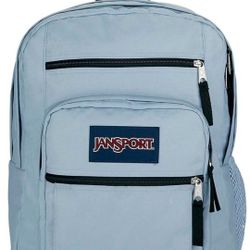 JanSport Cool Backpack with 15-inch Laptop Sleeve, Large Computer Bag Rucksack with 2 Compartments, Ergonomic Straps, Blue Dusk 