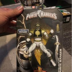 Limited Edition White Ranger Figurine- Legacy Collection