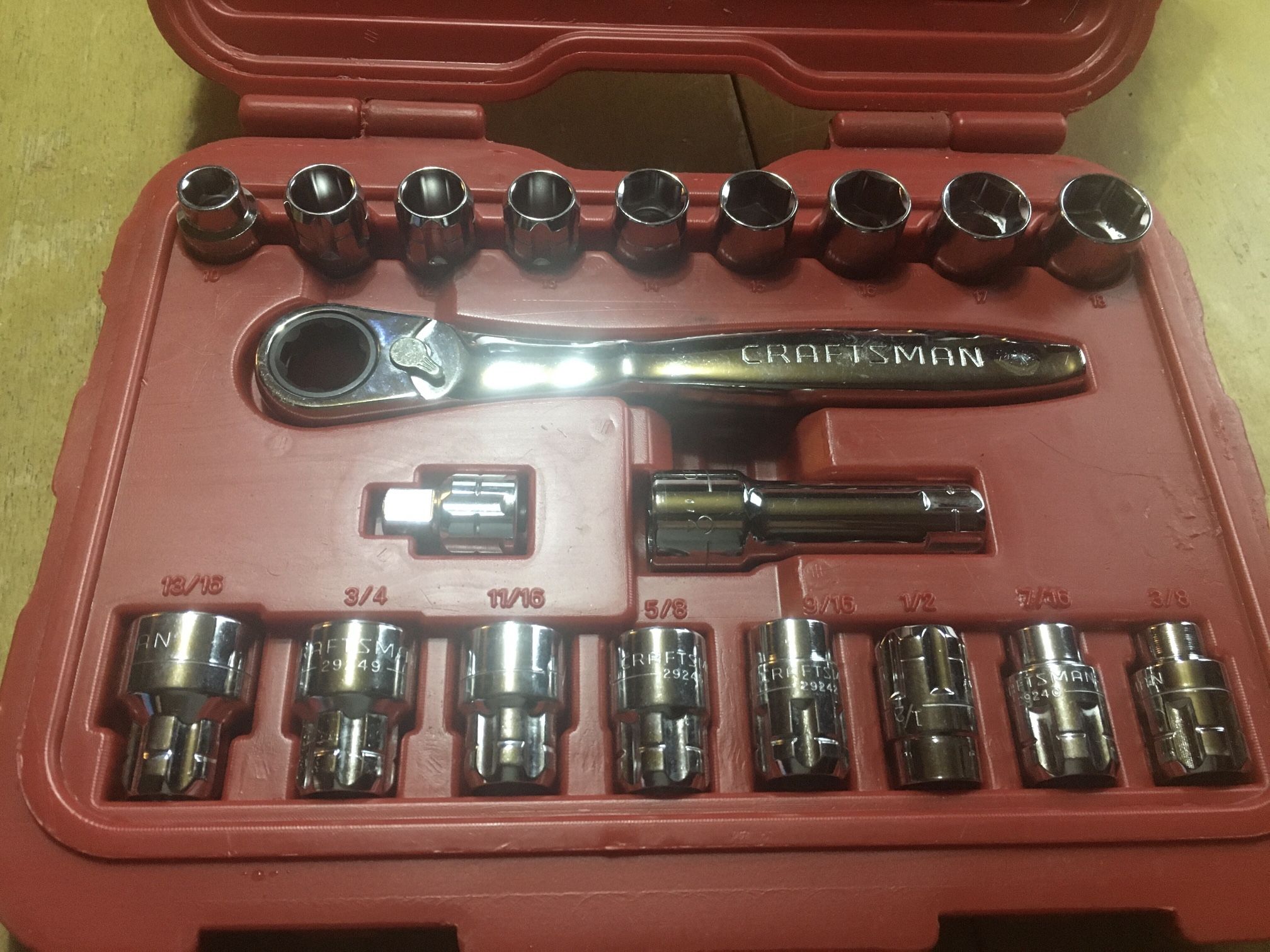 ***Craftsman Pass Through Socket Set***