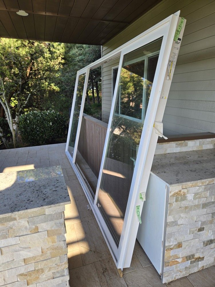 12' Four Panel Milgard Slider w/Screens