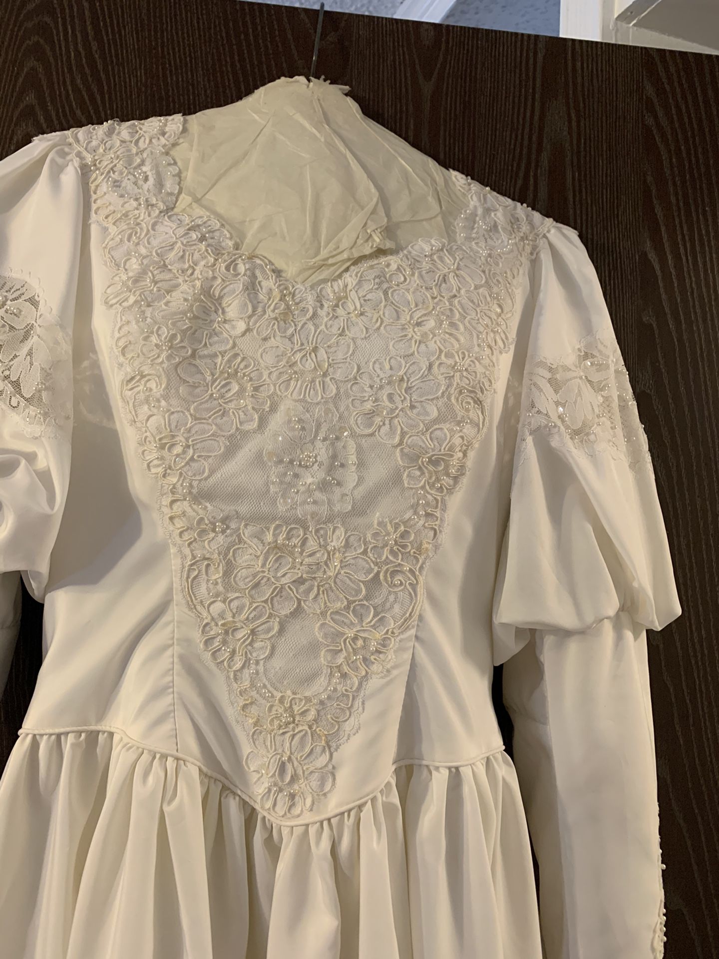 Vintage Wedding Dress 1980s size 8