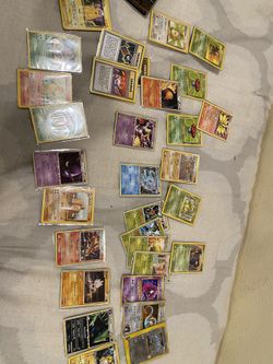 Pokémon cards “rare” star emblem bottom right