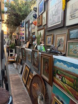 Big Art sale today 805 Washington Del Giorgio’s store Hillcrest we do have parking in the alley way if you don’t find one out front