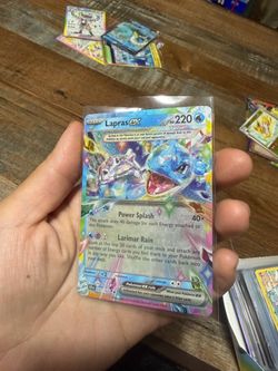 Lapras ex Pokémon Card Holo