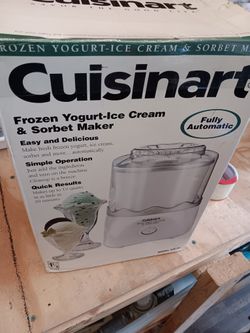 Cuisinart Frozen Yogurt-Ice Cream & Sorbet Maker