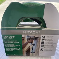 Metabo HPT Air Hose, 3/8" x 100', Polyurethane, Professional Grade, No Fittings 