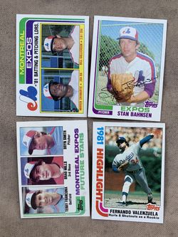 (8) 1982 Topps Baseball Cards