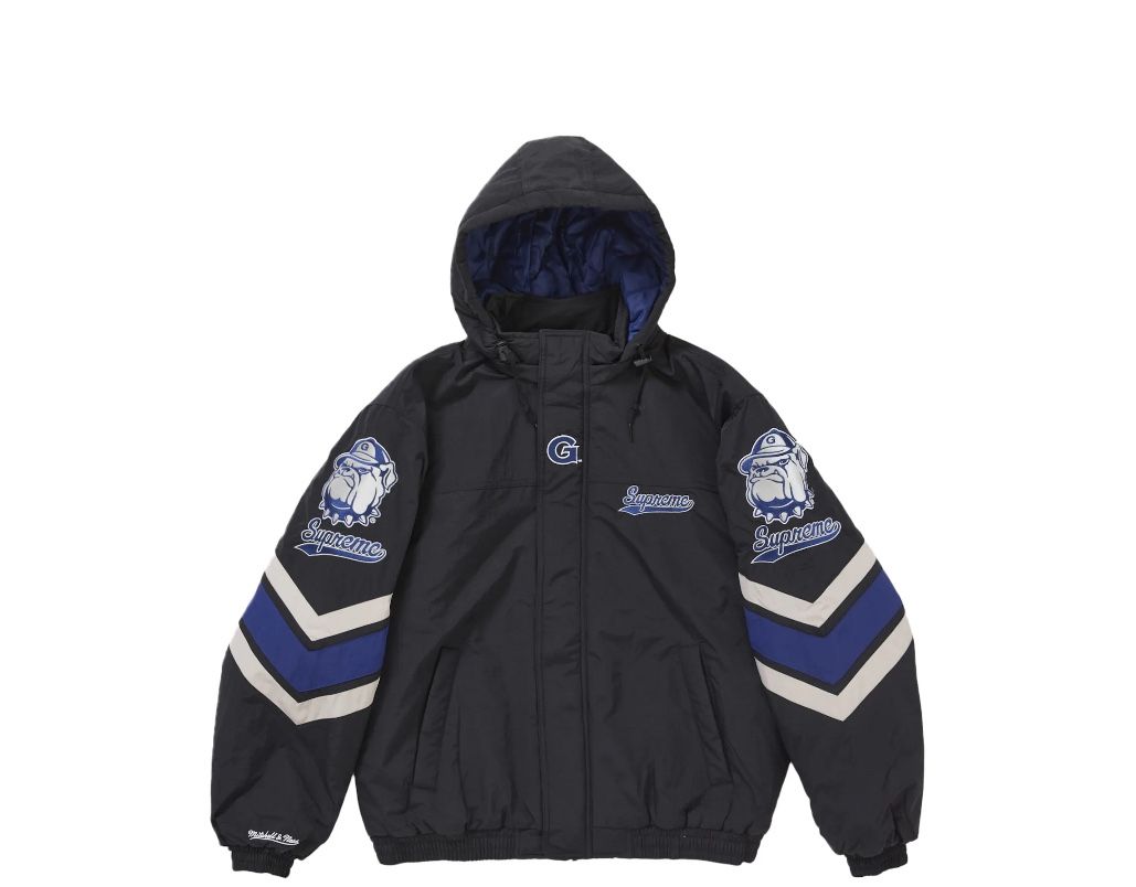 Supreme Mitchell & Ness NCAA Jacket “Black” Sz M