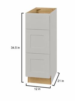 12” cabinet with drawers