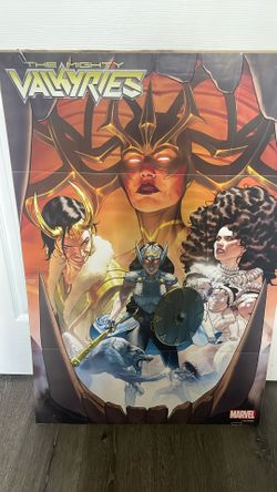 Marvel Poster The Mighty Valkyries