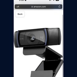NEW Logitech C920x HD Pro Webcam, Full HD 1080p/30fps Video Calling, Clear Stereo Audio, HD Light Correction, Works with Skype, Zoom, FaceTime, NEW