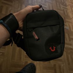 True Religion Crossbody Bag (Black) – Good Condition