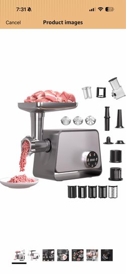 New in box electric meat grinder