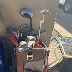 Golf Clubs And Bag 