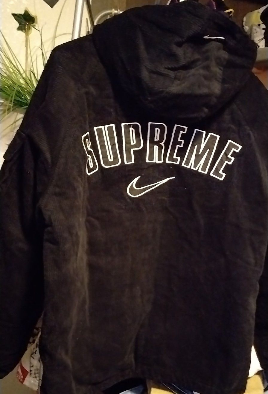 Black Nike Supreme Corduroy Jacket 