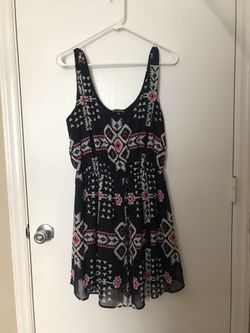 Aztec printed dress