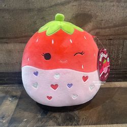 Scarlet The Strawberry Squishmallows 8” Plush Toy Valentine’s Day Edition 